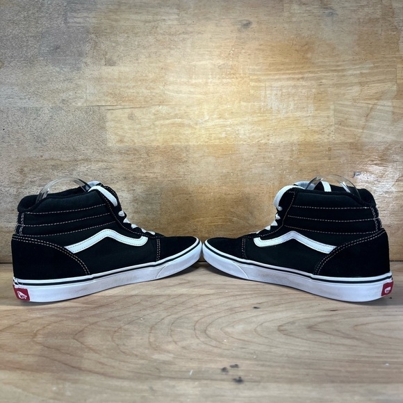 Vans Old Skool High Womens Size 8.5 (7Y) Shoes Sneakers Black White - Picture 5 of 8